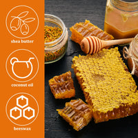 GMHLLES 3 Bottles Honey Foot Cream, Heel Balm for Cracked, Heel Cream for Deep Cracked Skin, Strong Moisturizing and Repairing, for Daily Skin Care for the Whole Body (40g*3)