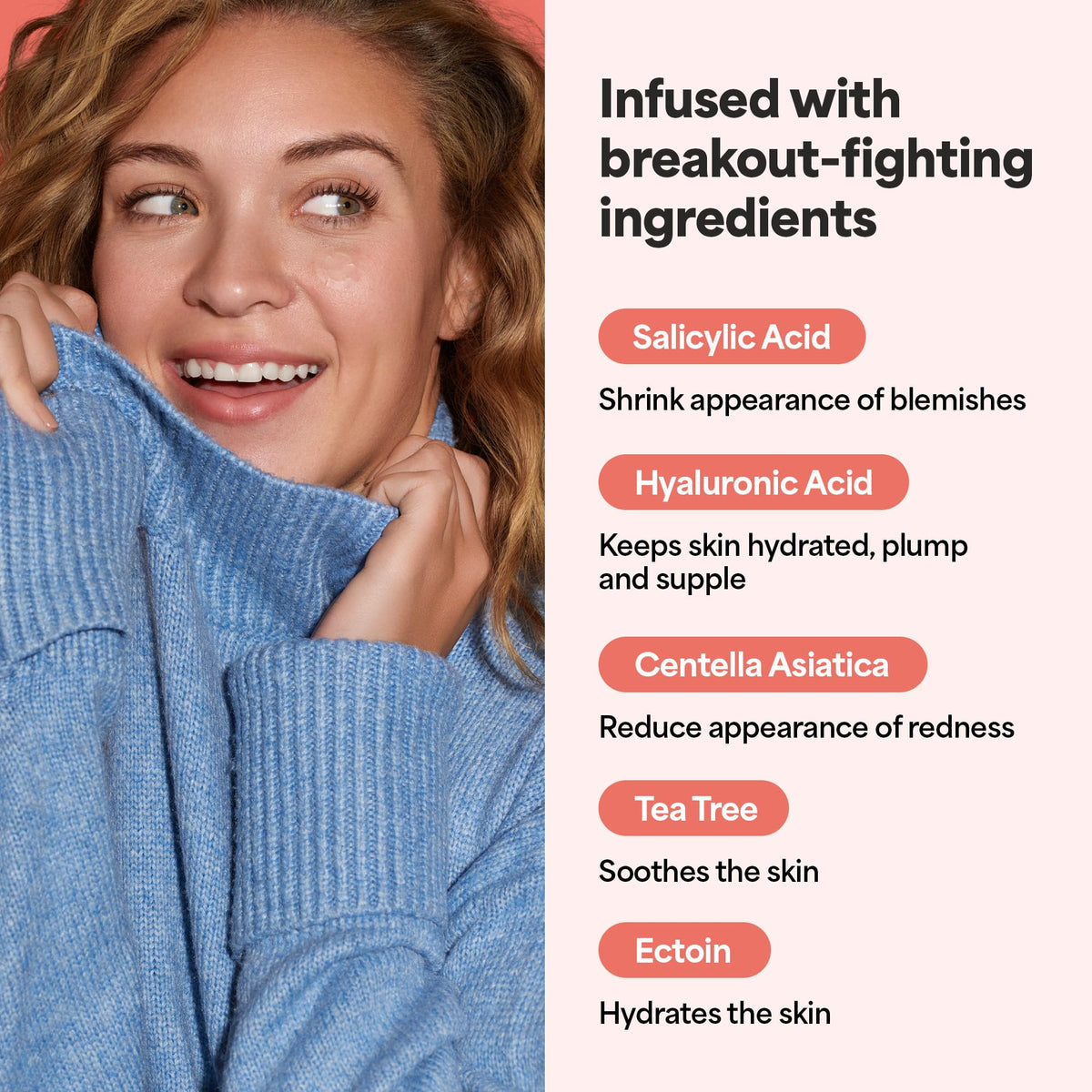 SKIN CHOICE Microdart Pimple Patches Salicylic Acid, Hyaluronic Acid, CICA, Tea Tree, Early Stage Spot Treatment, Dots Hydrocolloid Patch for Spots, Vegan Cruelty-Free Korean Skincare, 8 Pcs