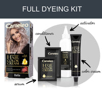 Delia Cosmetics Cameleo - Permanent Hair Colour Cream - Lavender Blonde - Intensive Color & Protection - 5 Oils + Omega Plus Acids - Professional, Luxurious Hair Dye - Full Kit