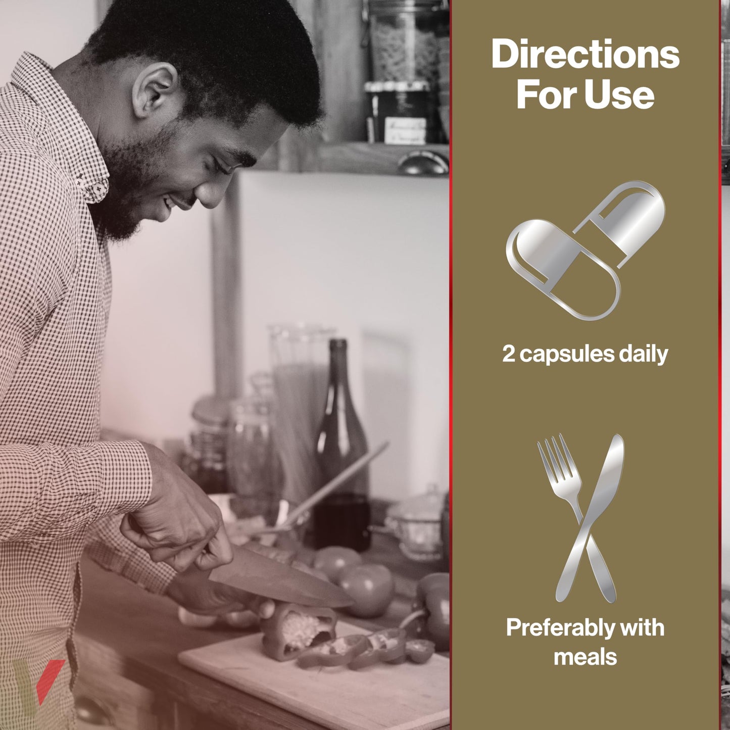 Vit Direct - Glucosamine, Calcium & Chondroitin (with MSM Complex) - 120 Triple Action Capsules - Joint Care Supplement - Supports Joint Health - Designed to Reduce Joint Pain