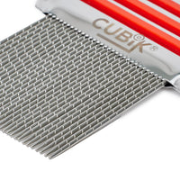 Cubik Stainless Steel Lice and Nits Comb with Magnifying Glass and Brush - Complete Kit 3 in 1 - 100% Natural Lice and Nits Removal - Gentle Treatment - Ideal for the Whole Family