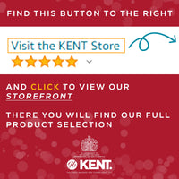 KENT Kent A OT Small Double Tooth Comb, Coarse/Fine Grooming Comb for Hair, Beard, Mustache, Men, Women and Kids. Saw Cut Hand Polished, Handmade in England
