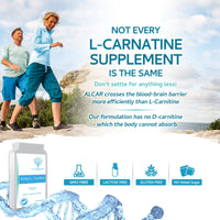swiss bioenergetics Acetyl-L-Carnitine 500mg 90 Capsules - High-Strength ALCAR with no D-carnitine - Made in The UK - Suitable for Vegans