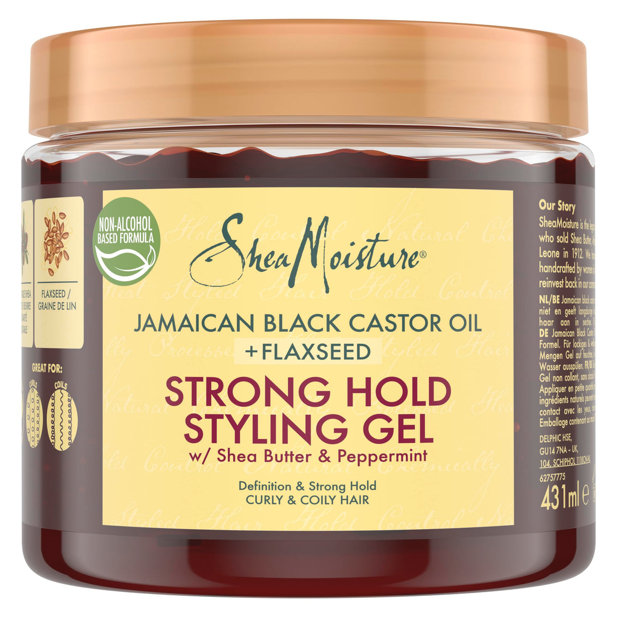 Shea Moisture SheaMoisture Jamaican Black Castor Oil Strong Hold Styling Gel 431 ml