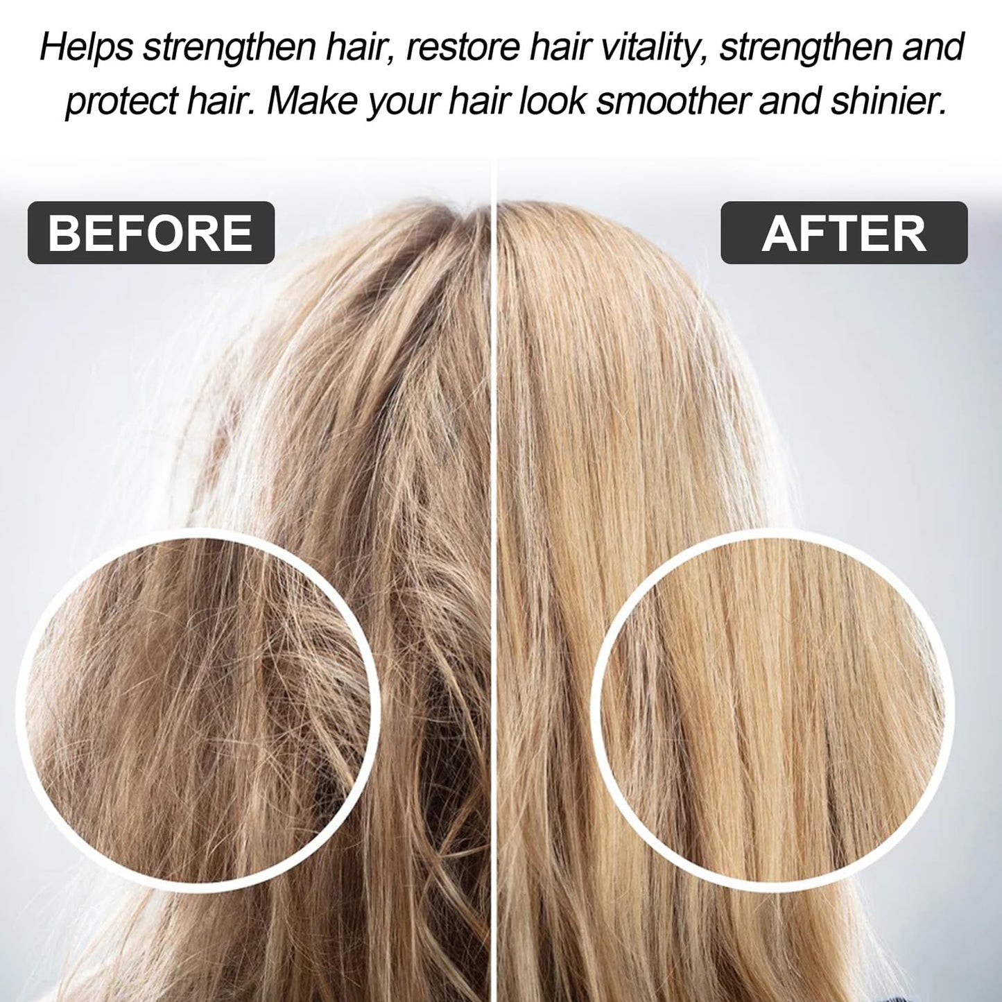 DMQ Hair Straightening Cream,Hair Gloss Hair Cream For Women,Collagen Hair Mask, Hair Protein Correcting,Anti Frizz Moisturiser for Curly Straight Dry Damaged & Frizzy Hair