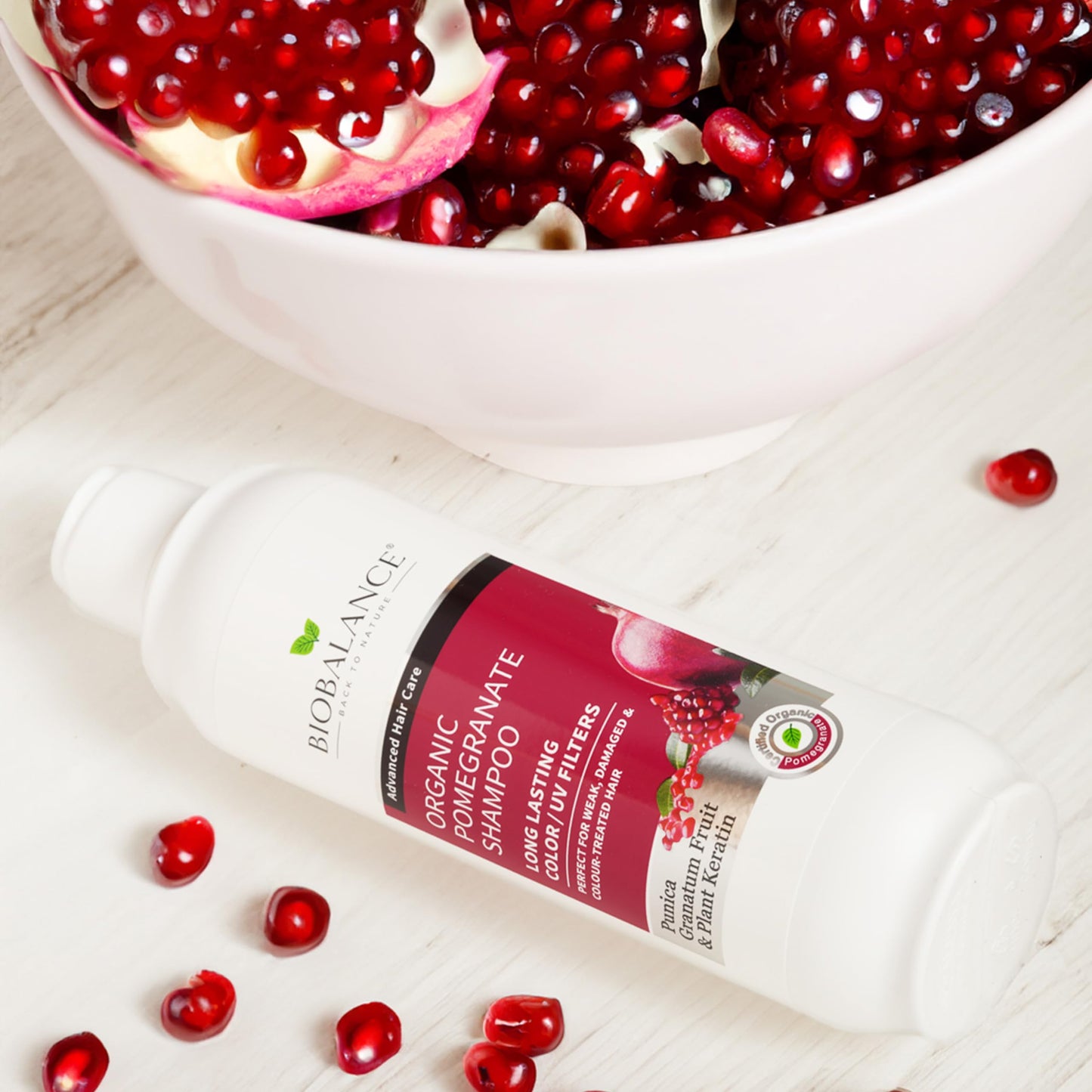 BIO BALANCE Bio Balance Organic Pomegranate Shampoo for weak, damaged & colour treated hair