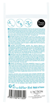 L'Action Paris All In One Eye Bag Minimiser, Natural Plant Based Cream Minimises Tired Eyes and Eye Bags, Vitamin E Softens and Hydrates Skin, Youthful Complexion, 20ml