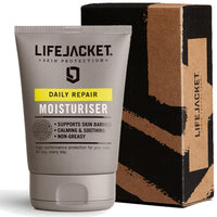 LIFEJACKET LifeJacket Daily Repair Moisturiser - Overnight Hydration Face Cream, Anti-Ageing, Anti Wrinkle, Light, Non-greasy, Cruelty free, Clinically Approved for Sensitive and Dry Skin (100ml (Pack of 1))