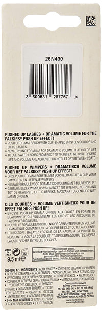 Maybelline The Falsies Plush Up Drama Black Mascara 9.5ml