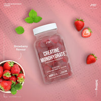 ALPHA01 Creatine Monohydrate Gummies 3600mg ~ Proven to Increase Physical Performance ~ Non-GMO, Halal ~ 60 Vegan Gummies ~ by Alpha01