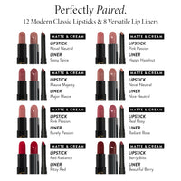 Laura Geller Beauty LAURA GELLER NEW YORK Modern Classic Lip Liner, Luxurious Creamy Long Lasting Lip Liner, Prevents Feathering and Fading, Major Mauve