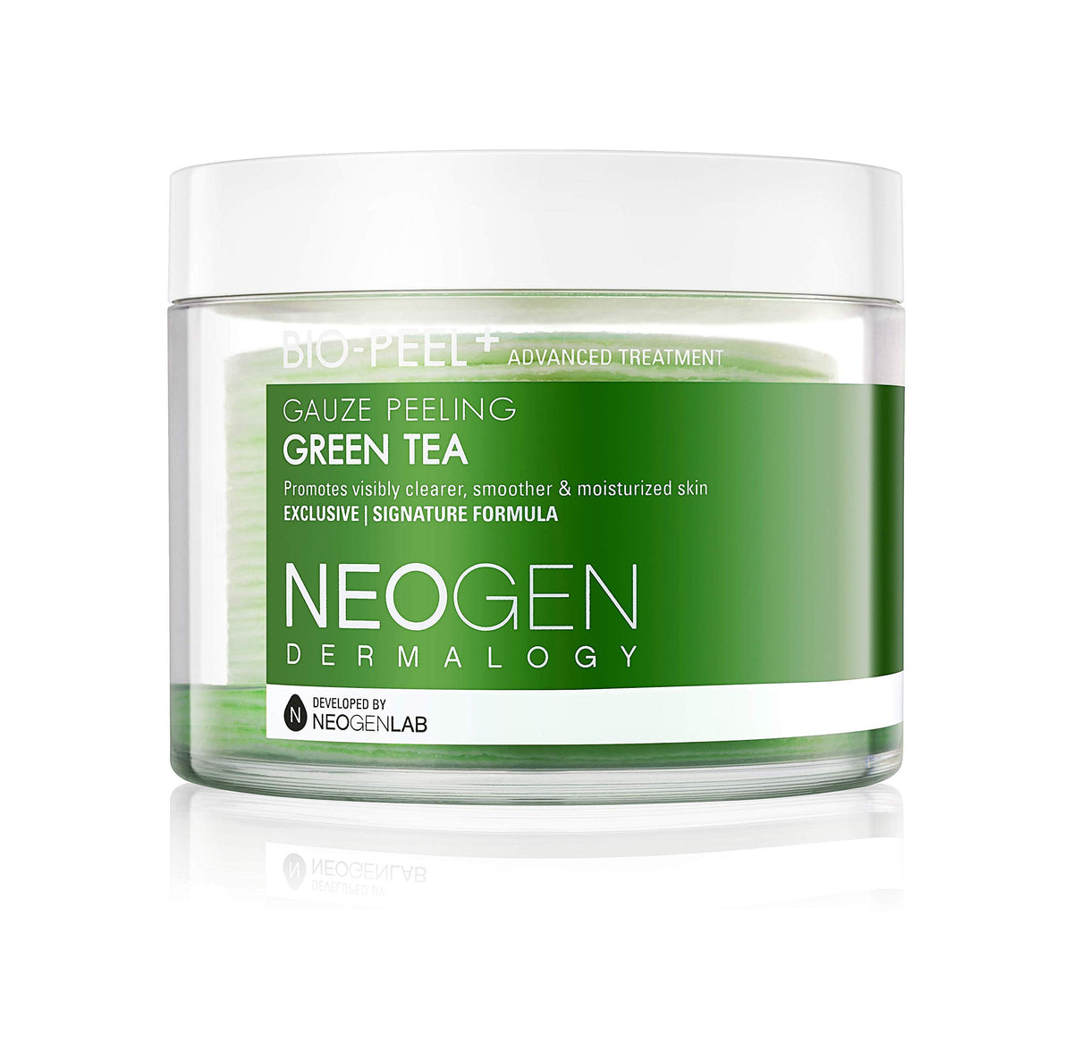 DERMALOGY by NEOGENLAB Neogen Dermalogy Bio Peel Gauze Peeling Green Tea (200Ml/30Pads) Premium Exfoliating Pads