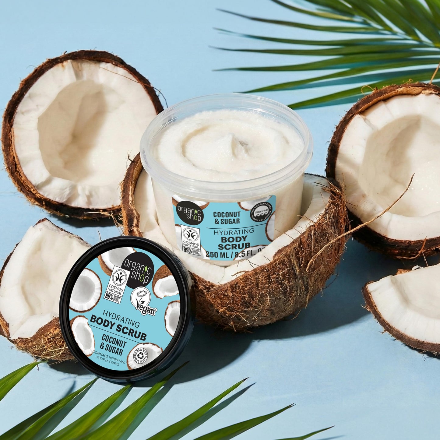 Organic Shop 250ml Body Scrub Hydrating Coconut