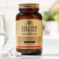 Solgar Calcium Citrate with Vitamin D3 Tablets - Pack of 60 - Healthy Bones & Teeth - High Potency Formula - Gluten Free