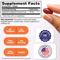 Health Thru Nutrition Capsanthin 40mg - Ultimate Eye Supplement | Healthy Vision Support & Blue Light Protection Dry Eye Relief as CapsiClear Derived from Capsicum Annuum | Pack of 30