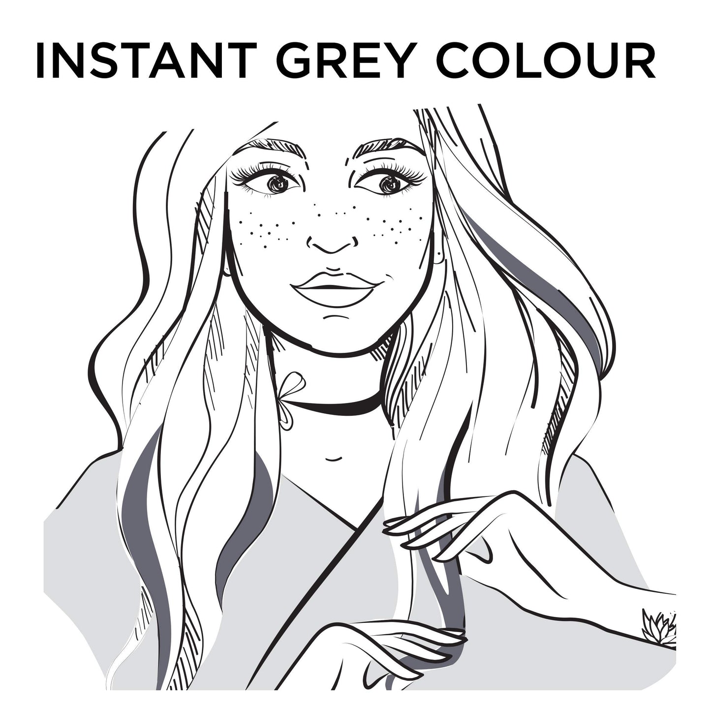 L'Oreal Paris L'Oreal Colorista Hair Makeup Metallic Grey Blonde Temporary Hair Colour 30ml