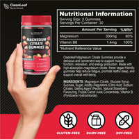 HILLTEN HEALTH Magnesium Citrate Gummies