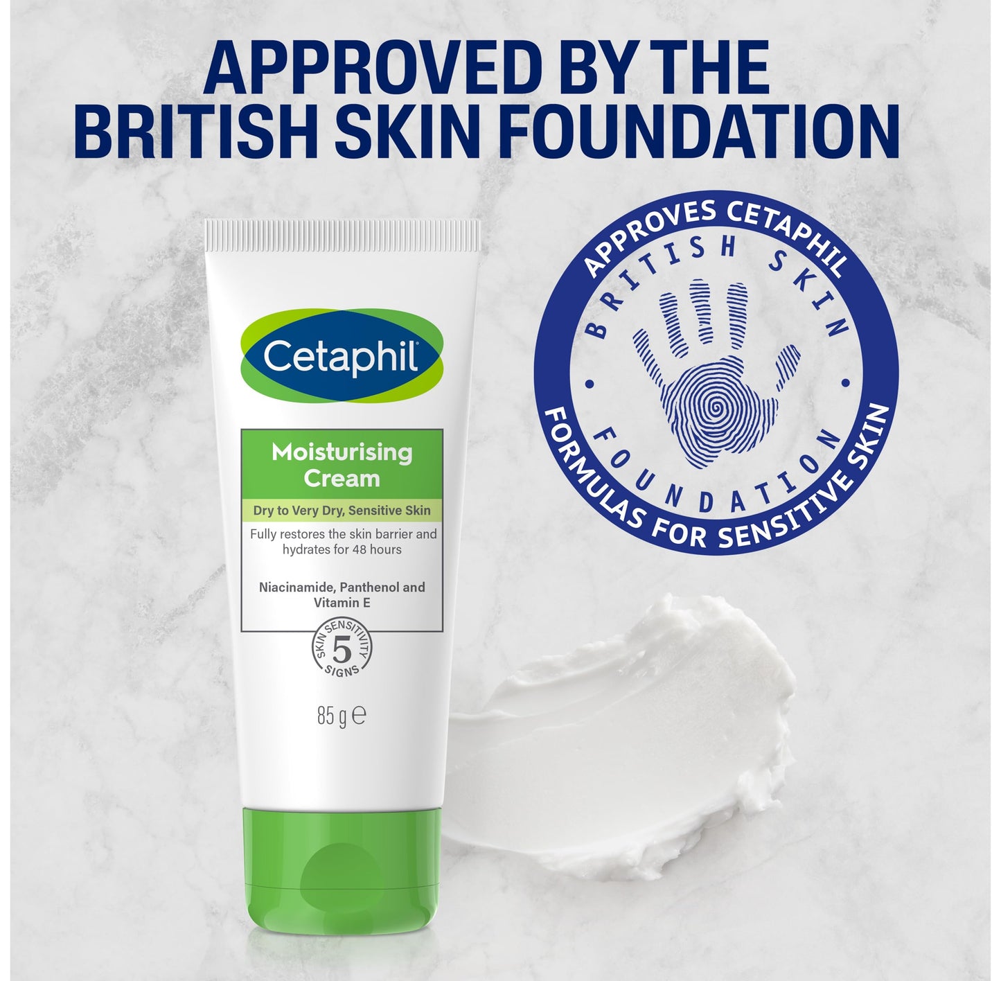 Cetaphil Moisturising Cream Face Hand and Body 85g