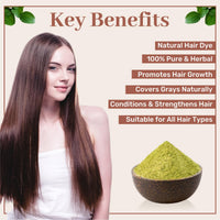 SAMYAM Natural Indigo Powder - 200g Pack | Natural Hair Dye, Chemical and PPD Free