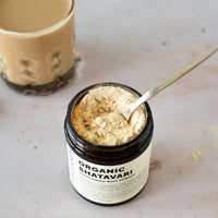 Erbology Organic Shatavari Powder 90g - 90 Servings - Sustainably Sourced Straight from Farm in India - Small Batch - Vegan - GMO-Free
