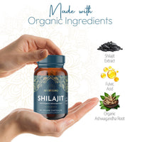 AYURVEDIQ WELLNESS Ayurvediq Wellness Pure Shilajit and Organic Ashwagandha - Himalayan Shilajit with Ashwagandha High Strength Capsules - Ayurveda Products