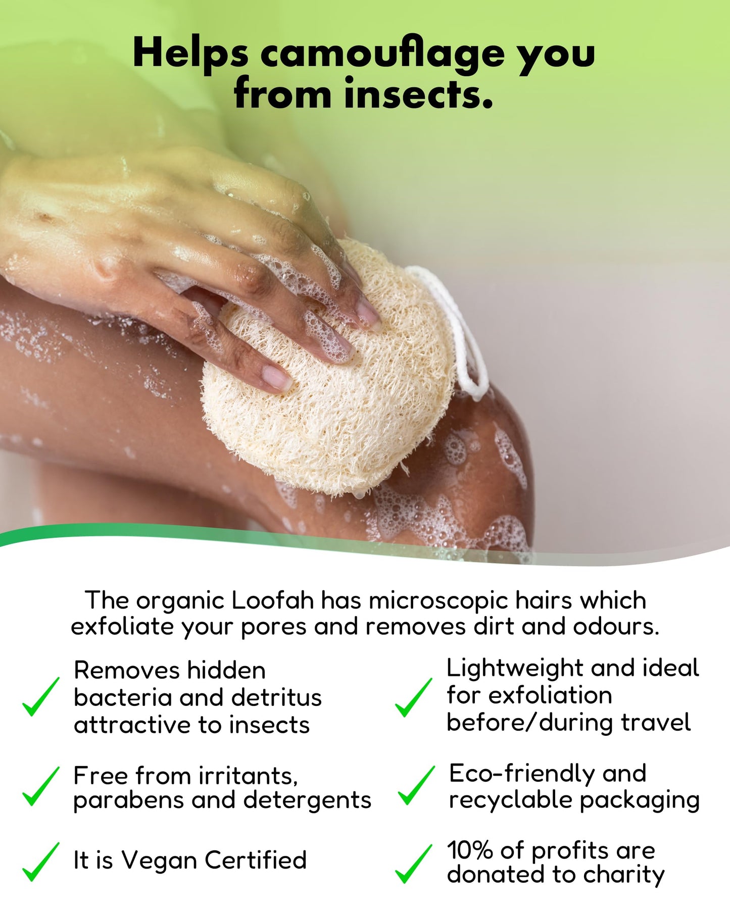 INCOGNITO Incognito Less Mosquito Luxury Loofah and Soap