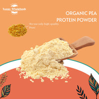 Sussex Wholefoods Organic Pea Protein Powder 500g - Plant-Based, High Protein & Ideal for Shakes & Baking
