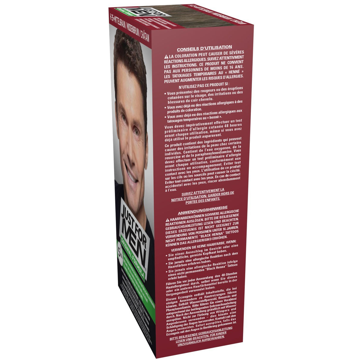3 x Just For Men Shampoo In Hair Colour - Choose Your Colour-Medium Brown H35