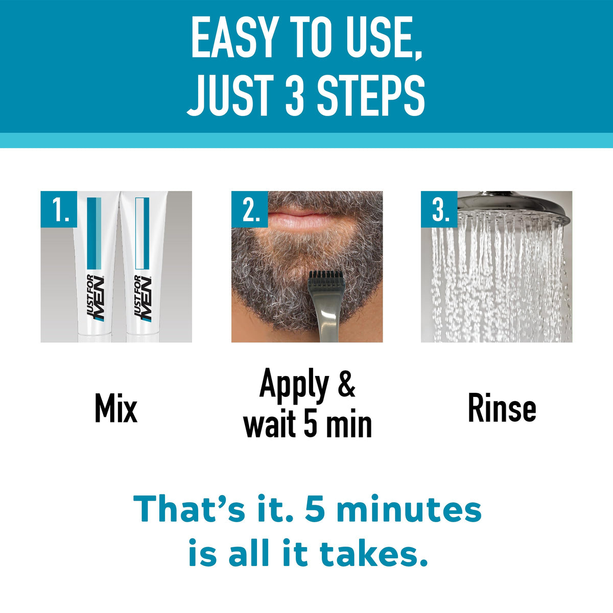Just For Men Just for men Moustache & Beard Sandy Blonde Dye , Eliminates Grey for a Thicker & Fuller Look, M10