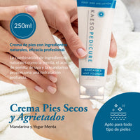 Kaeso Mandarin & Mint Foot & Leg Lotion 250ml – Cooling & Hydrating Foot and Leg Moisturiser – Refreshing & Soothing Foot Care – Professional Skincare