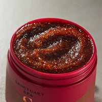 SANCTUARY Sanctuary Spa Ruby Oud Coffee Scrub, No Mineral Oil, Cruelty Free and Vegan Exfoliating Body Exfoliator, 300 ml, Red
