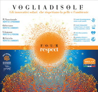 Helan Vogliadisole Four Respect - Anti-Wrinkle Sun Cream Spf 50, High Protection Against Erythema and Sunburn, Sunscreen & Sun Milk with Vitamin E, Prevents UVA and UVB Damage - Made in Italy, 50 ml