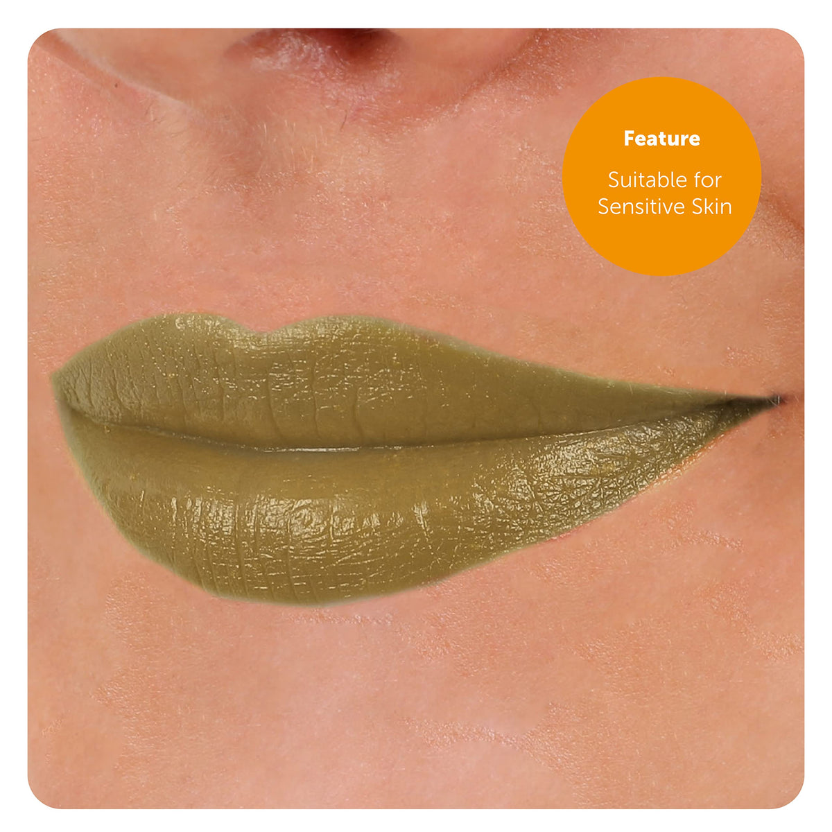 Funki Face & Body Paint Green Lipstick - Pack of 12 - Tube of Green Lipstick - Fancy Dress Costume Makeup Accessory