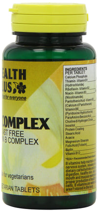 Health Plus B50 Complex Vitamin B Supplement - 90 Tablets