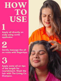 THE LIVING CO. THE LIVING CO Shikakai + Bhringraj Stimulating Hair Oil For Hair Growth - 100ml