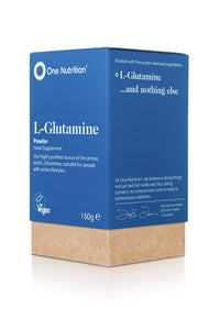 One Nutrition L-Glutamine - Highly Purified Amino Acid - No Fillers - No Binders - SportsNutrition Supplement - 150g Powder