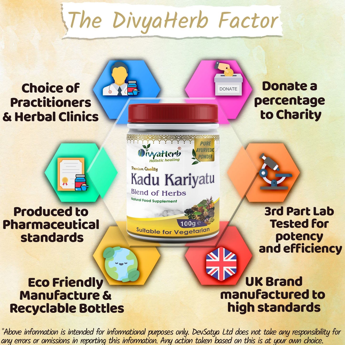 DivyaHerb Kadu and Kariyatu Powder