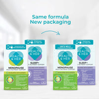 Health and Her Health & Her Menopause Supplements for Women - Day & Night Bundle - Wellbeing for Menopause - 1 Month Supply Vegan & Gluten Free