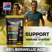 Boswellia Serrata Extract 10,000mg 30 Capsules (1 Months Supply) – 65% Boswellic Acid (500mg per Capsule) | Joint Care Supplements | Indian Frankincense Resin by PROELITE