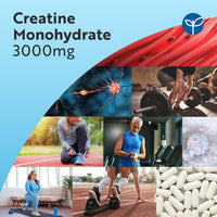 Nutravita Creatine Monohydrate 3000mg - 300 Vegan Creatine Tablets (3+ Months) - Pre Workout Supplement for Men & Women - Alternative to Powder & Capsules - Made in The UK