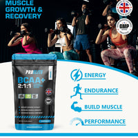 BCAA Capsule 3000mg Per Serving - 360 Vegan Capsules - 2:1:1 Branched Chain Amino Acids Capsules with Vitamin B12 & B6 - BCAA Powder Tablets Alternative - Pre Post Workout for Energy by PROELITE