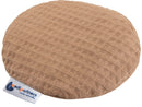 Medi Partners Cherry Stone Cushion Heat Pillow for Babies 180g Round 15cm Eco Natural 100% Cotton Heat and Cold Therapy Massage Therapy (Brown)
