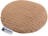 Medi Partners Cherry Stone Cushion Heat Pillow for Babies 180g Round 15cm Eco Natural 100% Cotton Heat and Cold Therapy Massage Therapy (Brown)