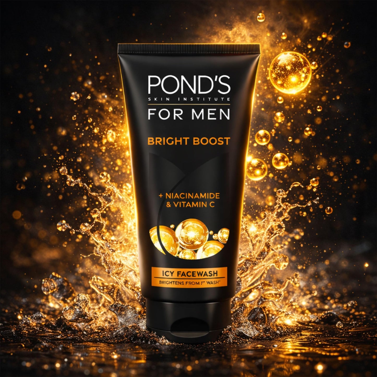 Pond's POND'S For Men Bright Boost Icy Facewash 100g