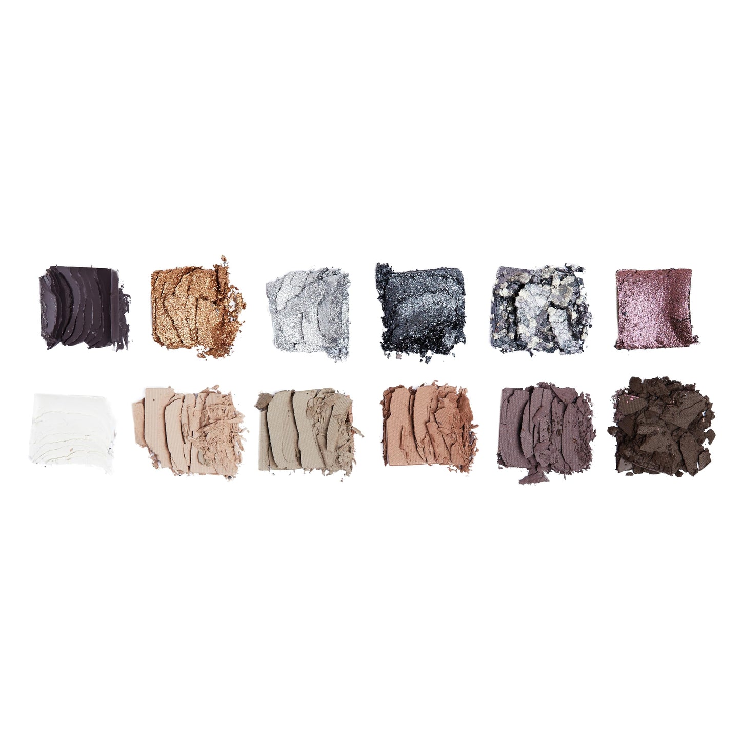 Revolution Beauty London Makeup Revolution, The Smokey Icon Grunge Eyeshadow Palette, Cream, Matte & Shimmer Finishes, 12 Blendable Shades