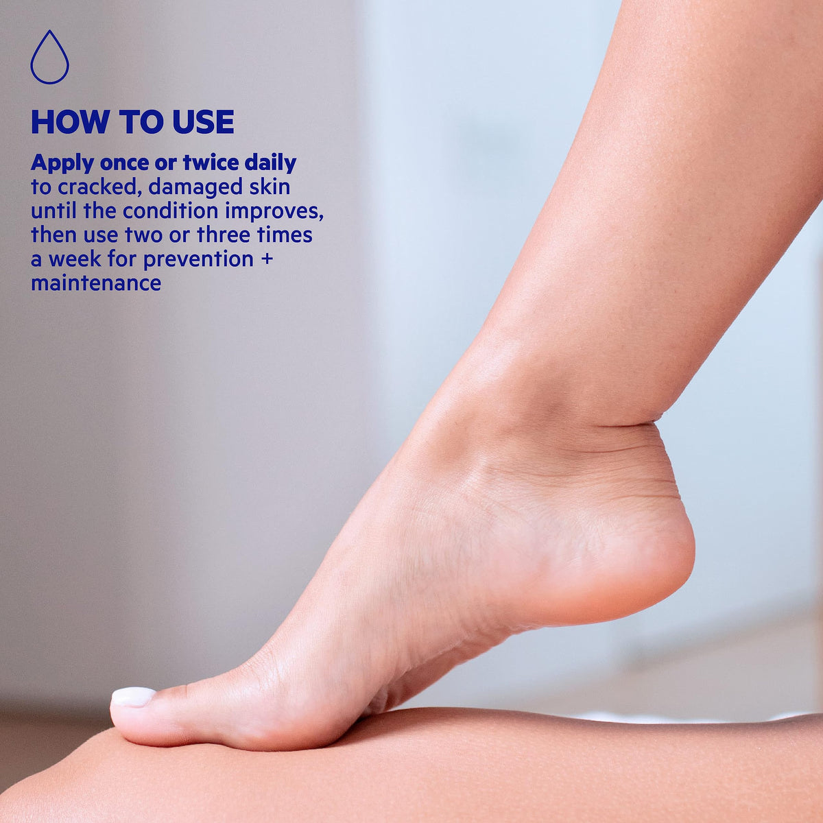 SVR XERIAL Cracked Foot Cream for Split Heels and Damaged, Sore, Hard-Working Skin, Protecting 24hr Moisturiser, Repairs Fissures in 3 Days, 50ml