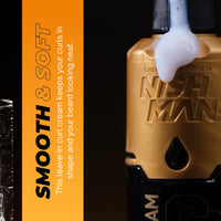 NISHMAN Curl Cream 200ml for Men – Defining Hair Cream for Curly & Wavy Hair - Leave-In Conditioning Styling Product - Anti-Frizz Smoothing Cream for Prominent Curls