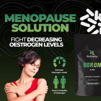Nutrality Boron 6mg | Menopause Relief, Enhanced Mineral Absorption, Bone Strength, Wound Healing, and Dental Health | Vegan-Friendly | 30 Capsules