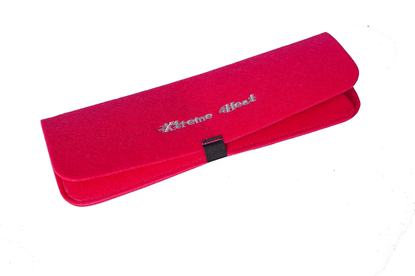 H.H Pro Extreme Heat Protection Cerise Travel Pouch Safety Mat with Storage Pouch for GHD Hair Straighteners and Tongs etc