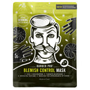 BARBER PRO BLEMISH CONTROL Mens Face Mask Bamboo Sheet Facial Hydration Prevent Breakouts & Improve Skin Texture Cica & Niacinamide Natural Vegan Skincare 100% Biodegradable Multi Award Winning Brand
